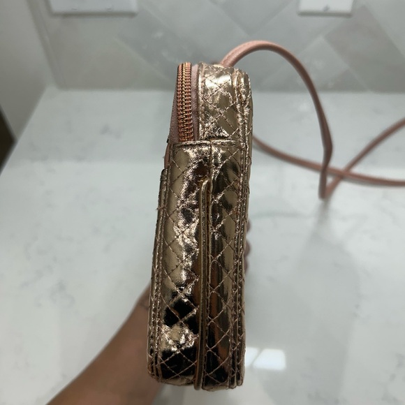 Vera Bradley Iconic RFID Little Crossbody - Rose Gold - Picture 6 of 15